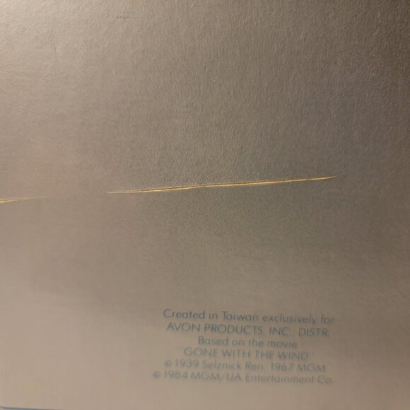 Clark Gable AVON Images Hollywood RHETT BUTLER Gone with the Wind 1984 Porcelain - Picture 8 of 10